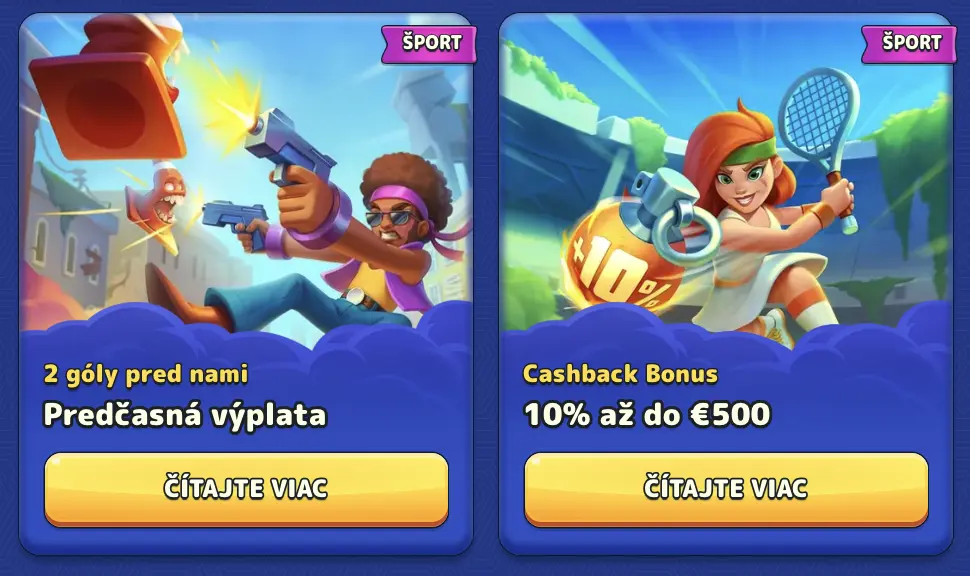 Pistolo Casino – Využite predčasnú výplatu a získajte cashback 10 % až do 500 € pri športových stávkach Športové akcie v Pistolo Casino – Predčasná výplata pri 2-gólovom vedení a cashback bonus 10 % až do 500 €